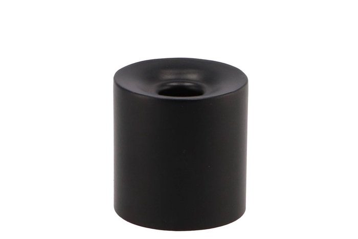 <h4>Dobra black metal c holder/t-light 6x6x7cm nm</h4>
