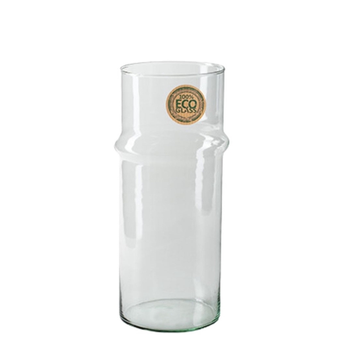 Glass eco vase funky d11 25cm