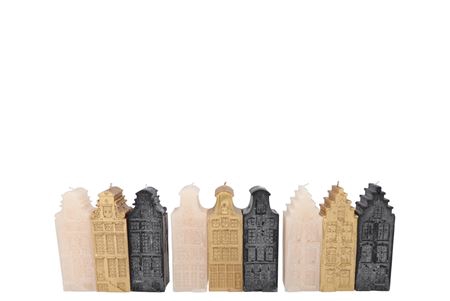 <h4>Candle A'dam House Black Mix 6x6x16cm</h4>