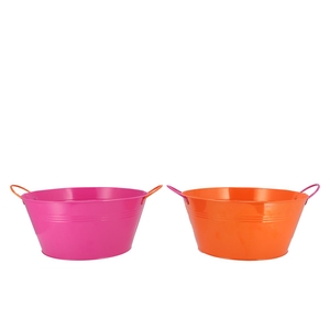 Zinc Basic Fuchsia/orange Ears Bowl 30x14cm