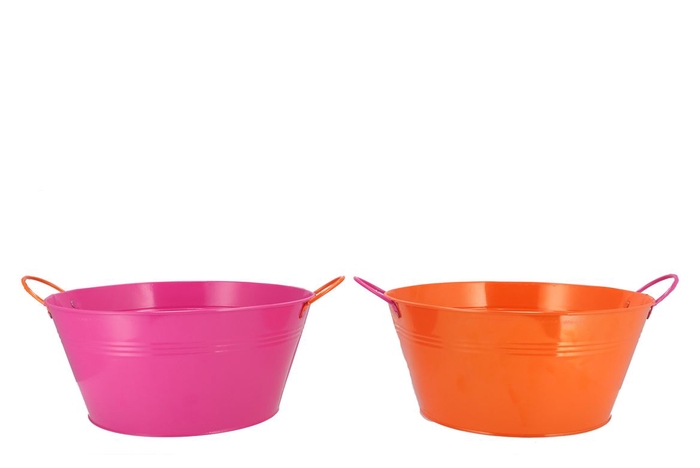 <h4>Zinc Basic Fuchsia/orange Ears Bowl 30x14cm</h4>