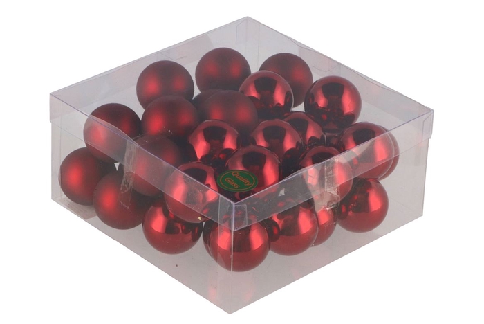 <h4>Glass Ball Combi Ossred 40mm P/36</h4>