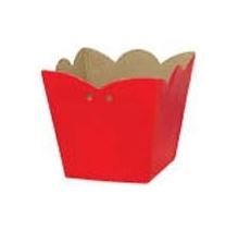 <h4>CACHEPOT VIOLETA 12X10X8CM C10 LISO VERMELHO</h4>