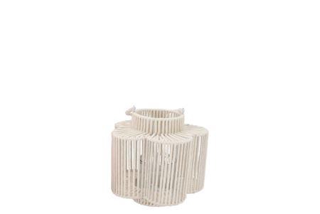 <h4>Cruz White Lantern Flower Long 10x18x20cm</h4>