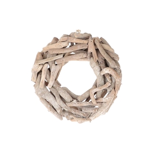 Wreath d25cm Driftwood