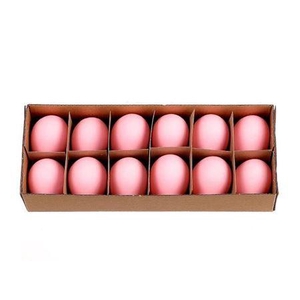 Deco Egg Chicken 12pcs Pink