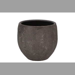 Bali Black Coal Pot 20x18cm