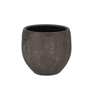 Bali Black Coal Pot 20x18cm