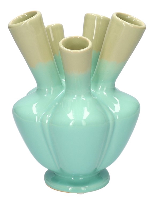 <h4>Vase Talia1 d15.5xh21 green/l.blue</h4>
