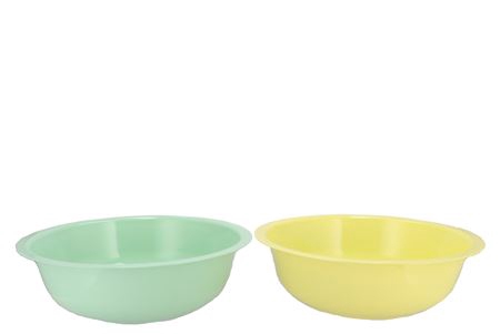 <h4>Zinc Basic Pastel Green/yellow Bowl 40x12cm</h4>