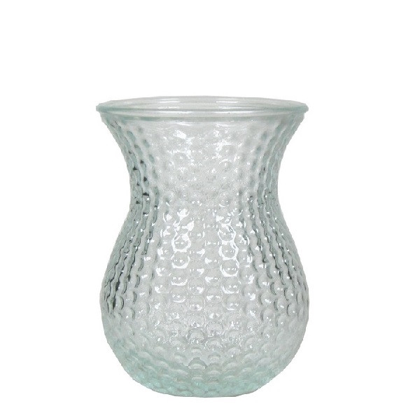 Glass miami vase d14 19cm