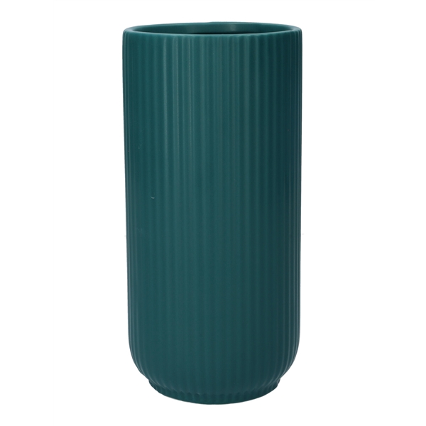 <h4>Vase Haley d10.6xh22 petrol matt</h4>