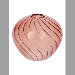 DF02-665291600 - Bottle Swirl d3.5/10xh8.8 old pink