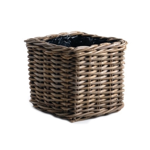 Mandwerk rotan Pot vk d18*14cm