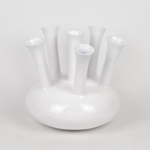 Alu Vase White O  33cm