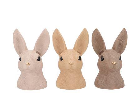 <h4>Easter Rabbit Head Natural Brown Mix Ass 13x12x22c</h4>