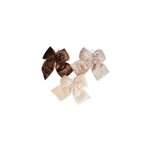 Loulou Brown Velvet Hanger Bow Ass 15cm
