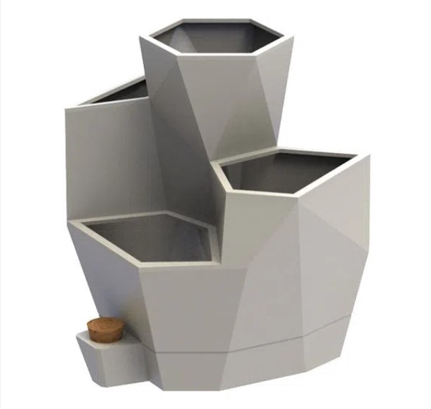<h4>JARDIM DE TEMPEROS VIDA  - A 42,5 X L 38 CM - 15 L CIMENTO JVIDAC</h4>