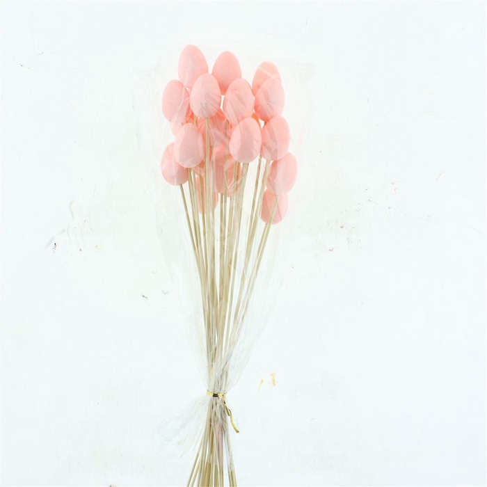 <h4>Easter Egg Pink Flock Per Stem</h4>