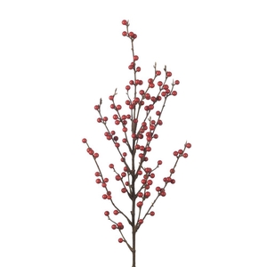 AF Ilex Spray L91cm Red