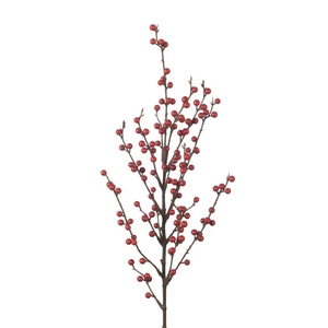 AF Ilex Spray L91cm Red