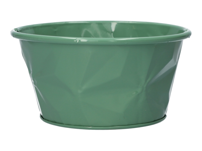<h4>DF04-666773700 - Planter Zinna d15.5xh8 jade green</h4>