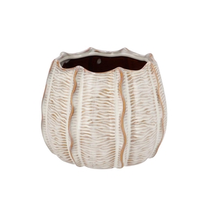 Sifan White Pot Structure 22x22x17cm