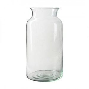 Glass Eco bottle d14.5/19*35cm