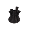 Aglio Matt Black Vase 20x25cm Nm