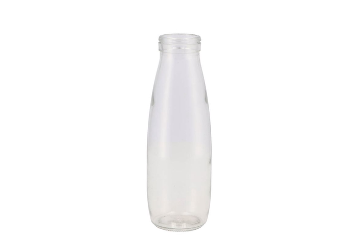 <h4>Glass Milk Bottle D 7x21cm A Piece</h4>