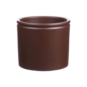 DF03-885095800 - Pot Lucca1 d27.8xh25.7 cacao matt