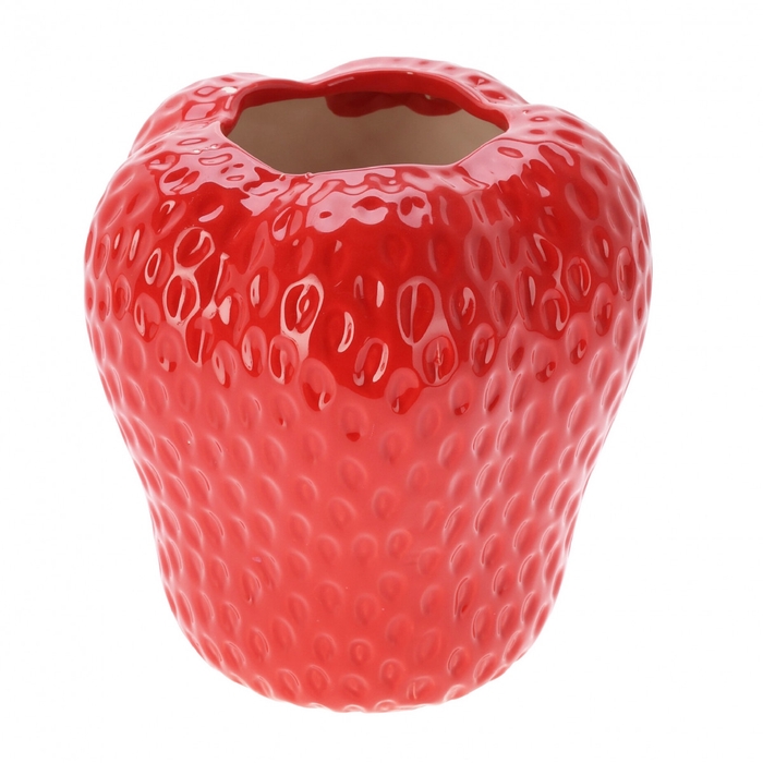 <h4>Ceramics Strawberry vase d18.5*20cm</h4>