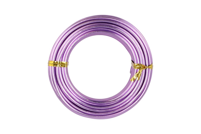 Wire Aluminium Lavender 2mm X 12 Meter A 100gram