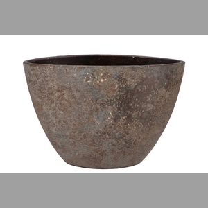 Bali Indonesian Grey Bowl Ovl 34x16x23cm