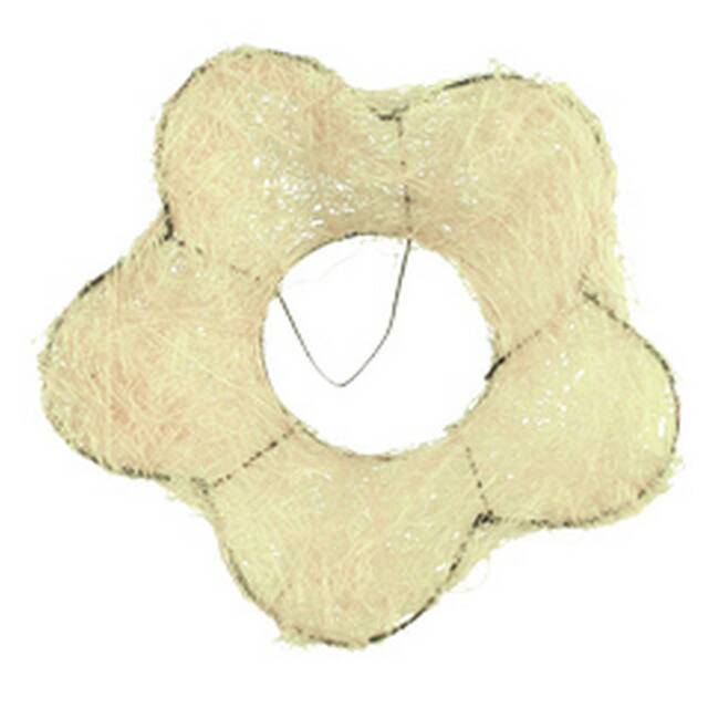 <h4>Bouquet holder sisal flower Ø15cm cream 10pce/bundle</h4>