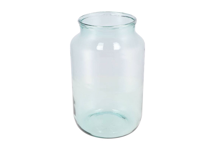 Glass Glas Milk Can 18x30cm
