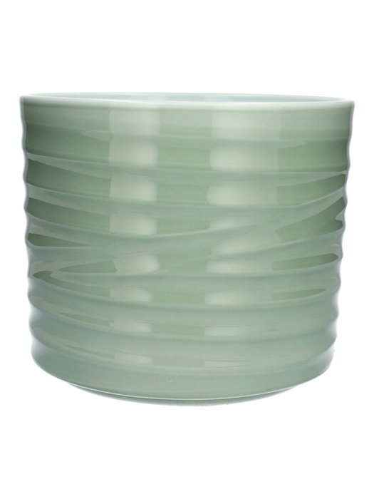 DF03-884662647 - Pot Stace d13.2xh12.6 green