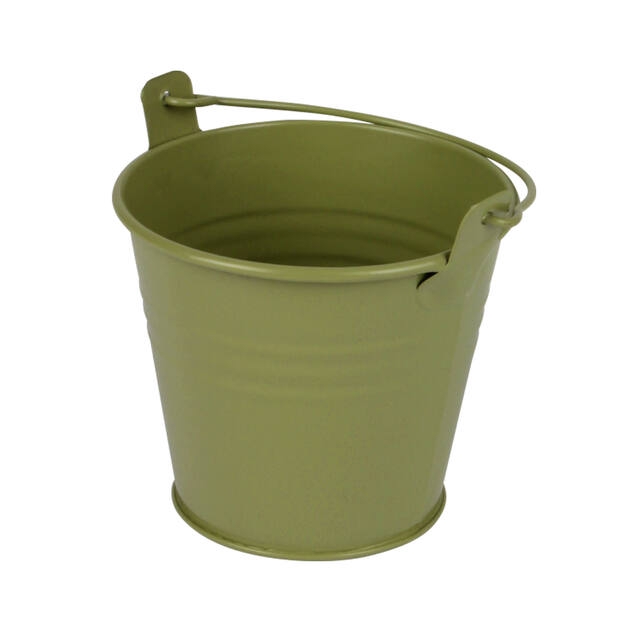 <h4>Bucket Sevilla zinc 8.2xH7.2cm - ES7 green matt</h4>