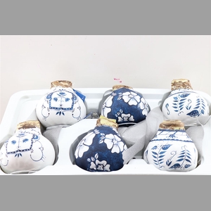 Wax Hipp Delfts Blauw Mix Hand Paint