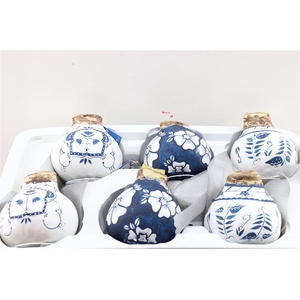 Wax Hipp Delfts Blauw Mix Hand Paint