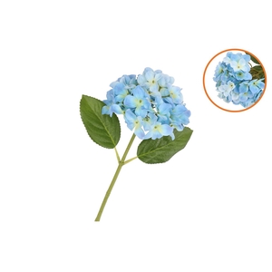 Silk Hydrangea Blue 14x45cm