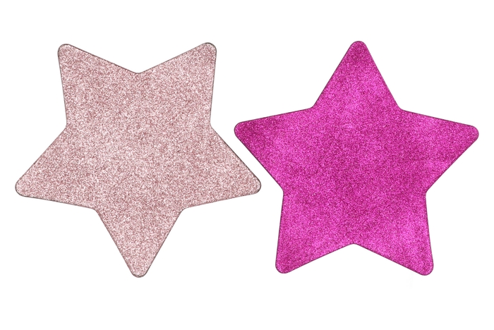 Melamine Shine Fuchsia/pink Plate Star 28x28x1cm