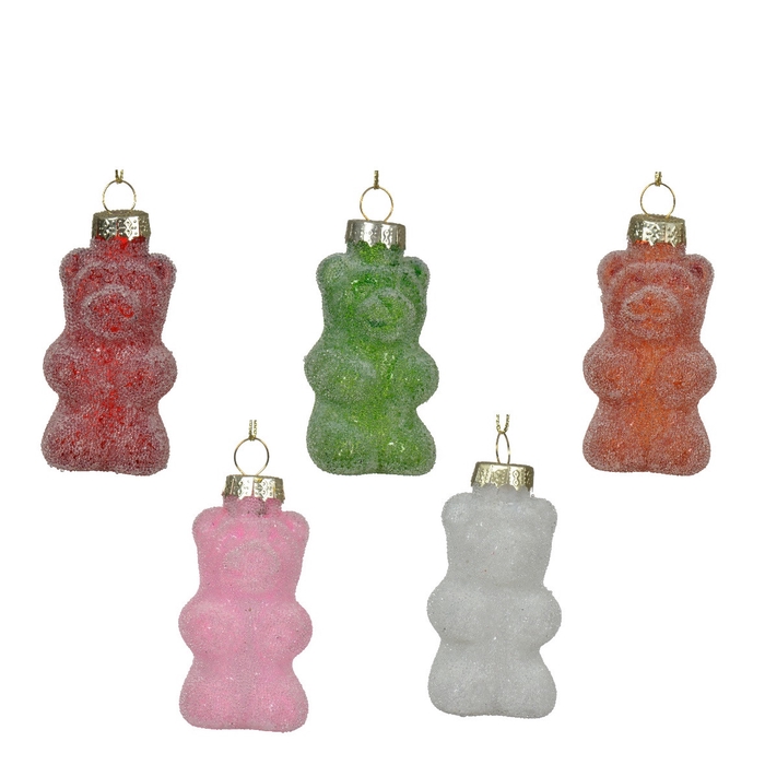 <h4>Kerstbal Hanger beer 80mm x5</h4>