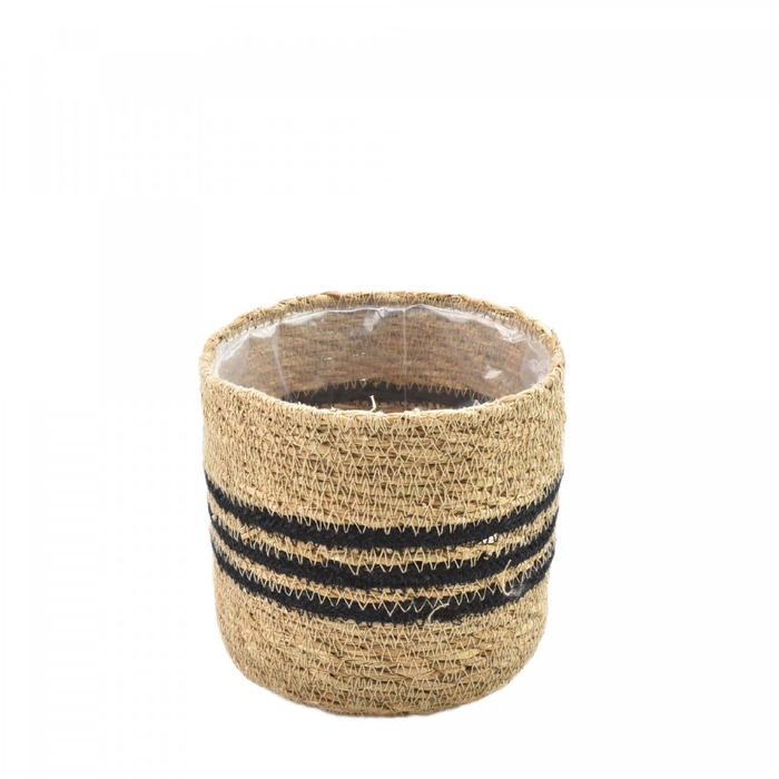 <h4>Baskets Pien pot stripes d12.5*12cm</h4>