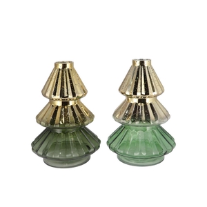 Dolly Majestic Green T-light Tree Ass 17x25cm Nm