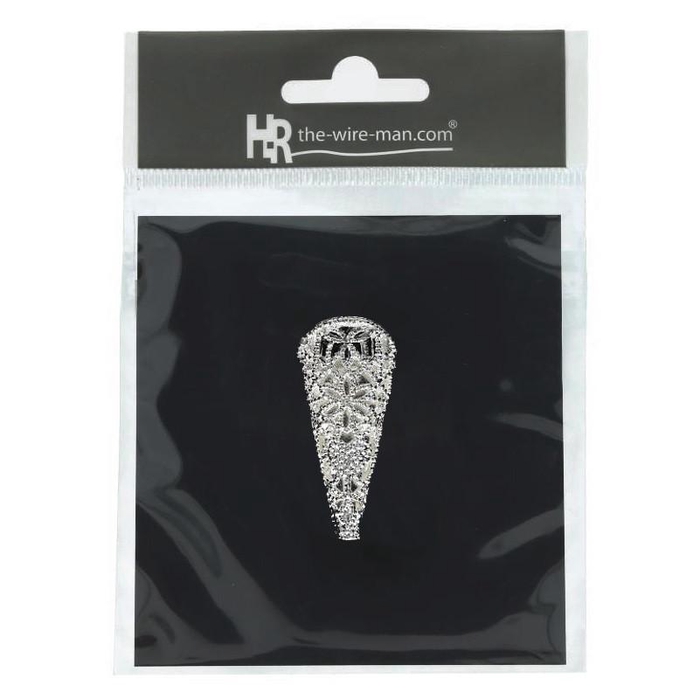 <h4>Bruiloft Revers magneet swirl 14cm</h4>