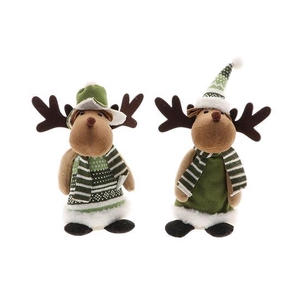 Reindeer Standing Cozy 2Ass L10W10H28