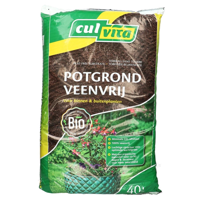 <h4>Bodemverzorging Potgrond veenvrij 40L</h4>