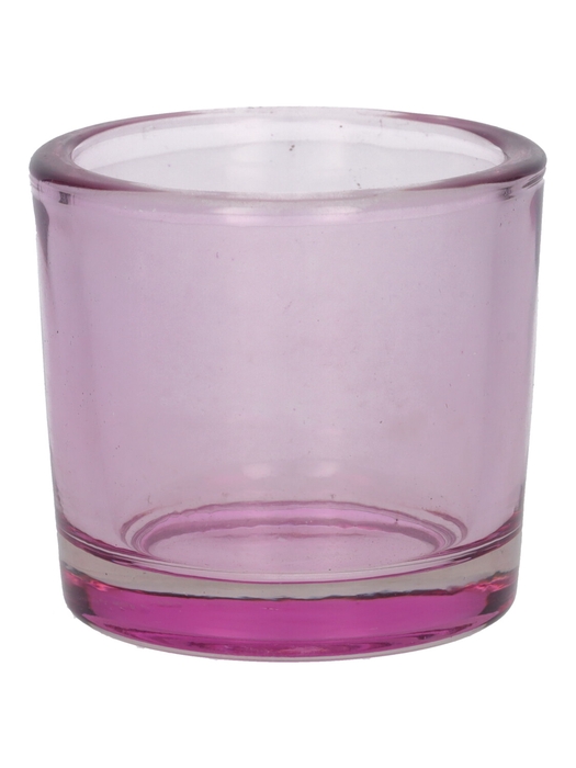 DF02-440172200 - Candle holder Espen1 d6.5xh6 lavender transparent