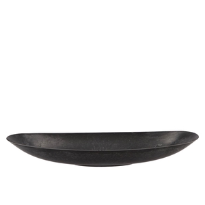 Melamine Grey Bowl Oval 50x22x8cm